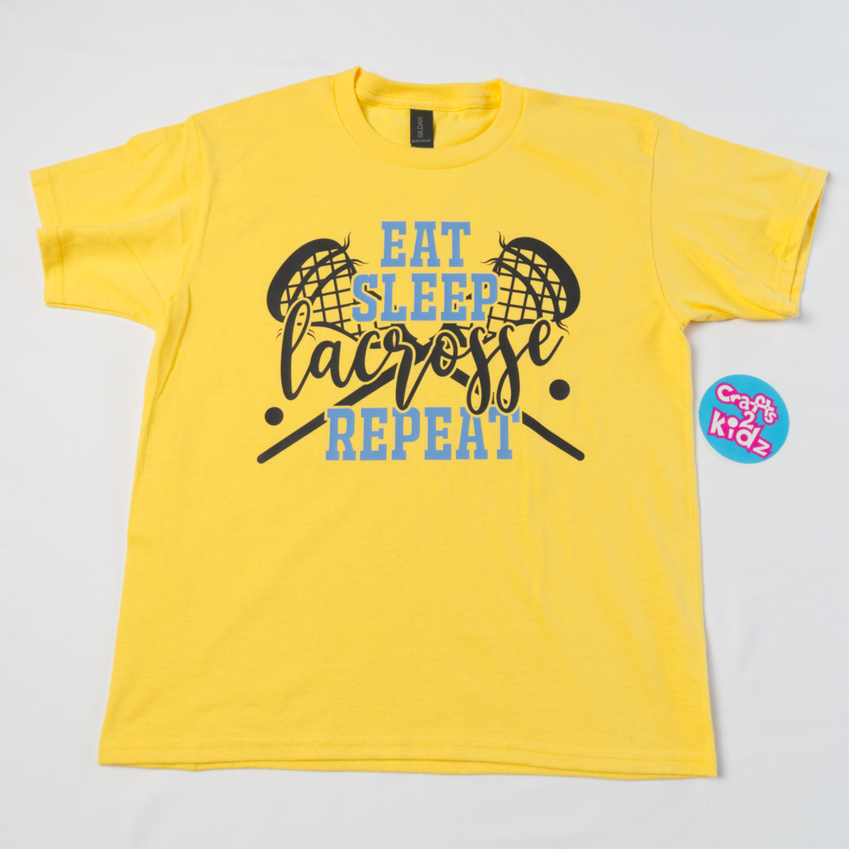 Eat Sleep Lacrosse Repeat T-shirt