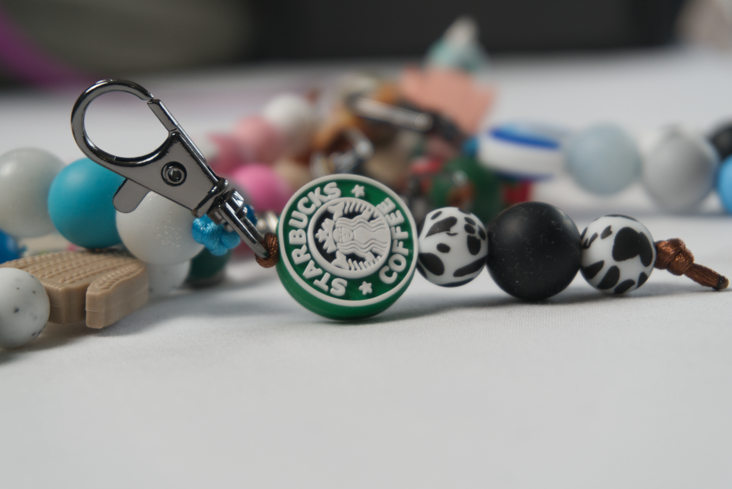 Decorative Bead Keychains