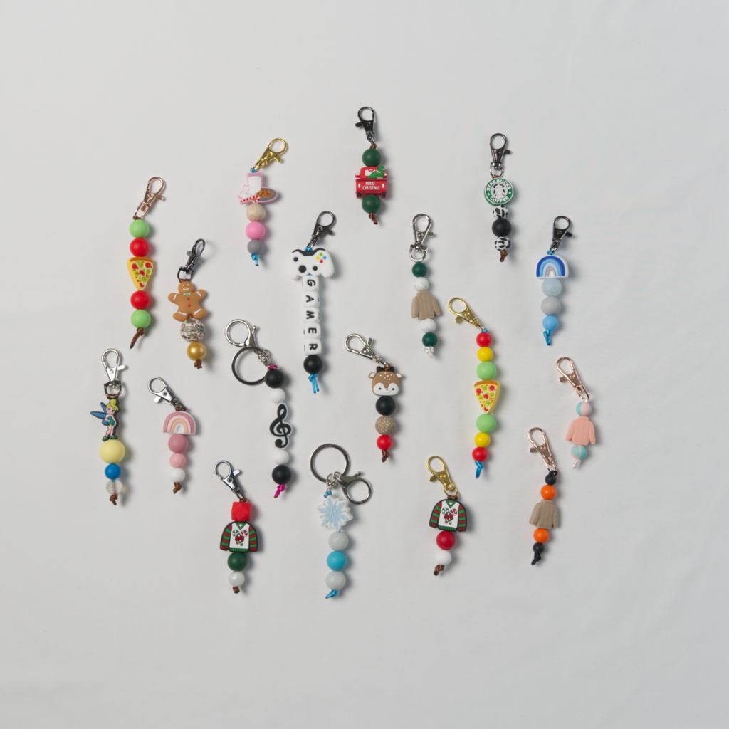 Decorative Bead Keychains